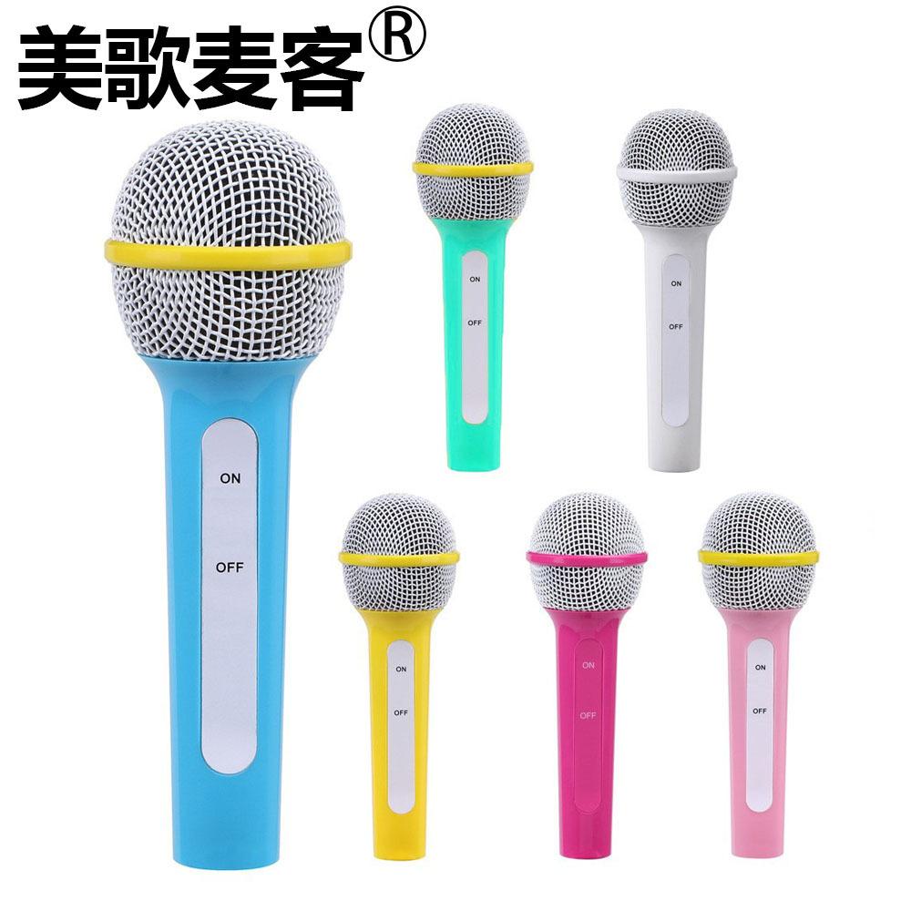 Simulation Props Microphone Wholesale Point Reading Machine Stage Host Eloquence Speech Baby Toy Handheld Microphone