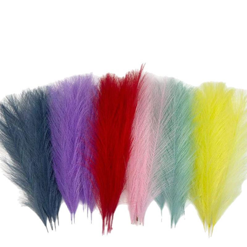Wedding Decorations, Artificial Reed Grass, Artificial Flowers, Cross-Border Colorful Peacock Grass, Artificial Fireworks, Fake Flowers, Festive Decorations thumbnail 5