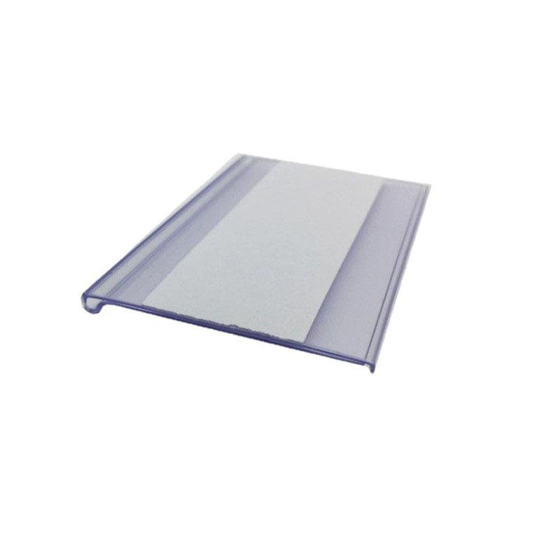 Cross-Border Customized Label Strip with Card Shelf U-Shaped Price Strip Flat Trademark Strip Pvc Transparent Self-Adhesive Price Tag Strip thumbnail 5