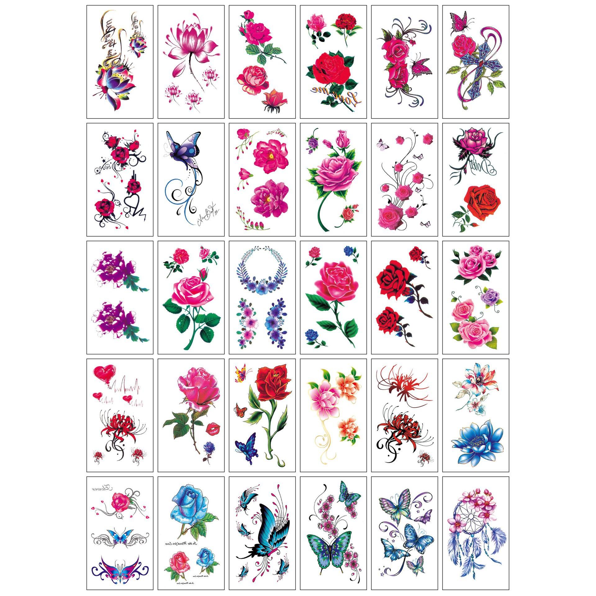 5.7*9.7cm (quantity: 30 for a set) / Tc-flower e package set of 30 pieces