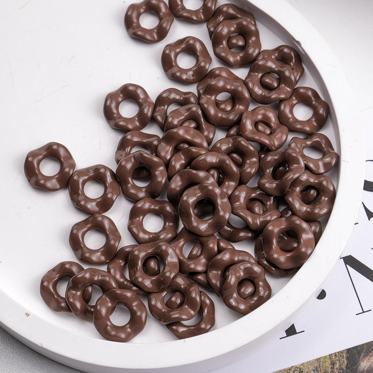 Dark coffee / Mini size 7*7mm (aperture 2.5mm)