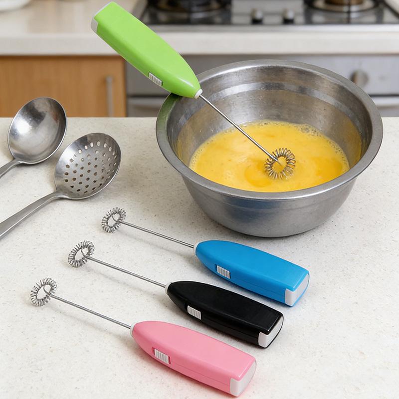 Electric Handheld Household Kitchen Egg Beater, Mini Stainless Steel Egg, Coffee, and Milk Tea Mixer