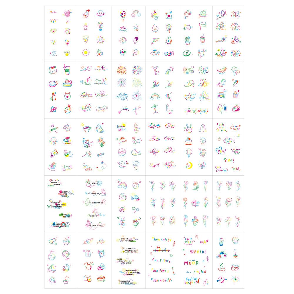 5.7*9.7cm (quantity: 30 for a set) / Tc-b package set of 30 sheets