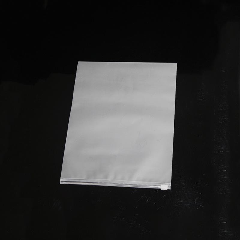 Non-Porous Transparent Zipper Bag in Stock Pe Clothing Zipper Bag Socks Towel Bag Clothing Packaging Bag Warning Transparent thumbnail 3