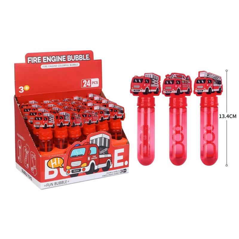 Fire truck bubble wand
