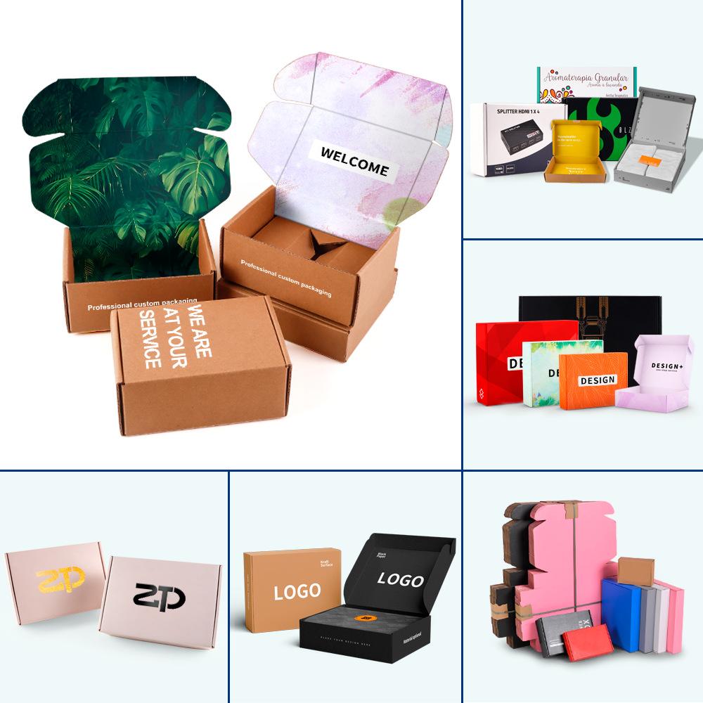 Source manufacturers custom packaging box corrugated color box digital electronic products packaging carton flying machine box customization thumbnail 2