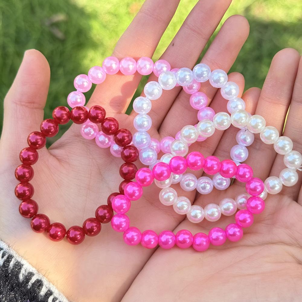 Children's Bracelet Basic Accessories Artificial Pearl Daily 4Mm-14Mm Korean Version Simulated Pearl Jewelry Bracelet thumbnail 3