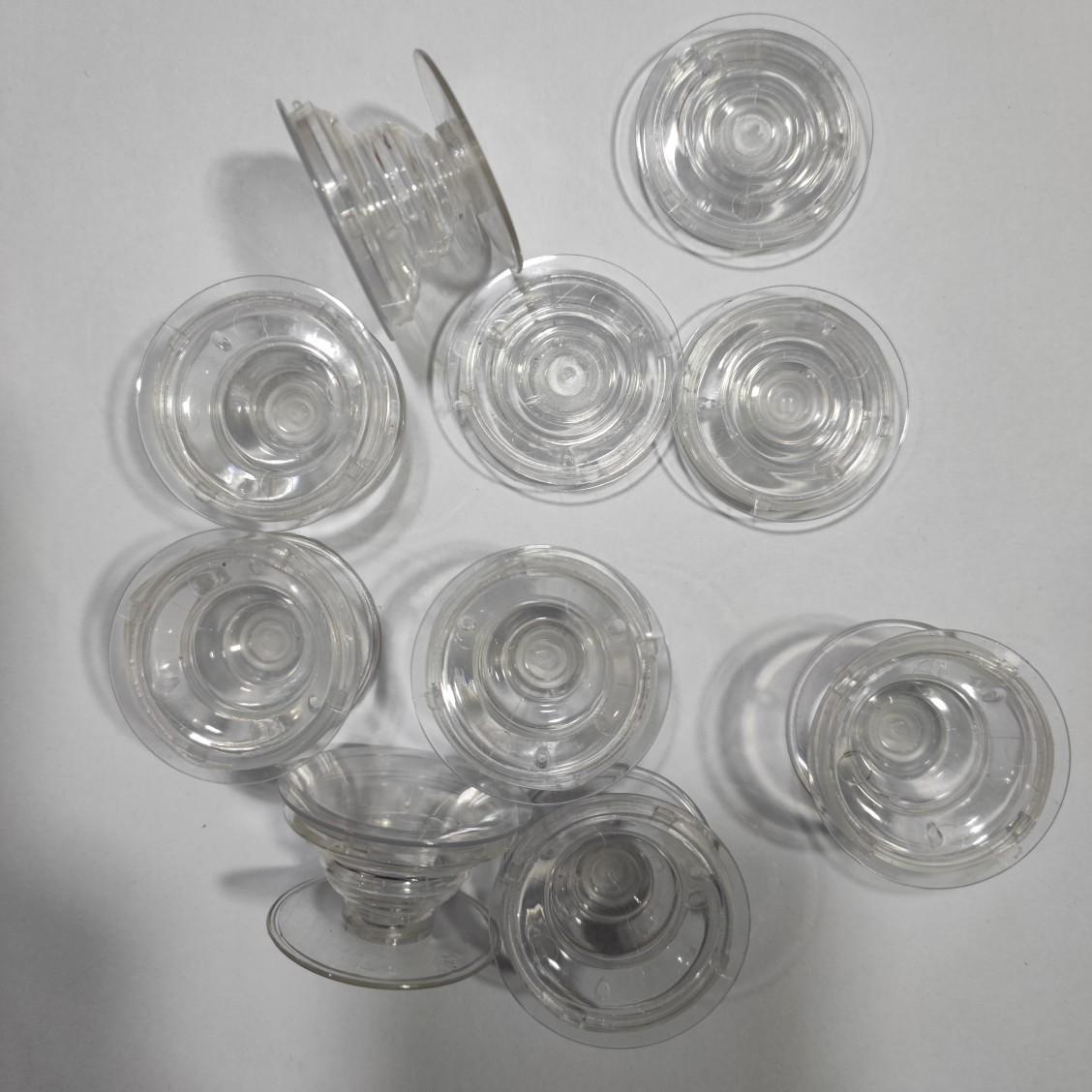 Transparent Airbag Holder Material Groove Flat Transparent Material Retractable Foldableing Lazy Mobile Phone Holder Removable Glue