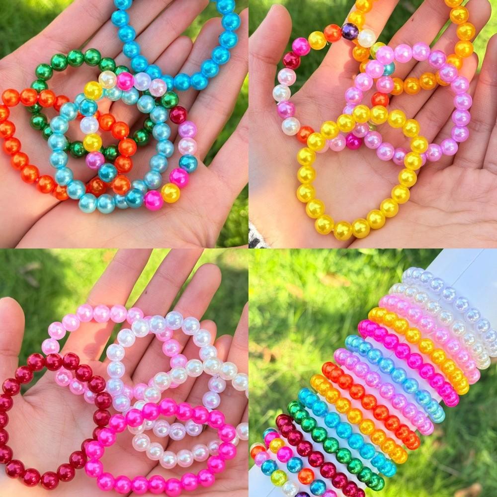 Children's Bracelet Basic Accessories Artificial Pearl Daily 4Mm-14Mm Korean Version Simulated Pearl Jewelry Bracelet