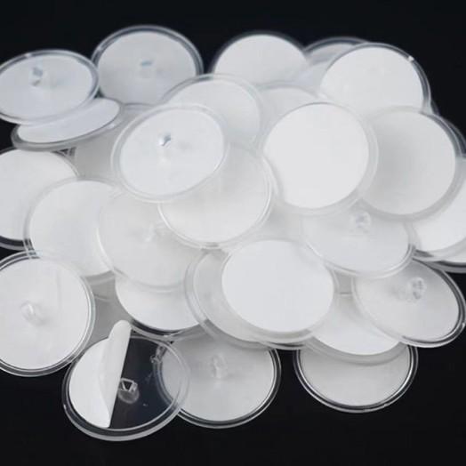 2.2cm transparent white film / 2*2cm