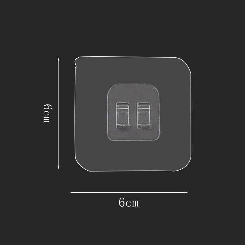 6*6 transparent single claw buckle