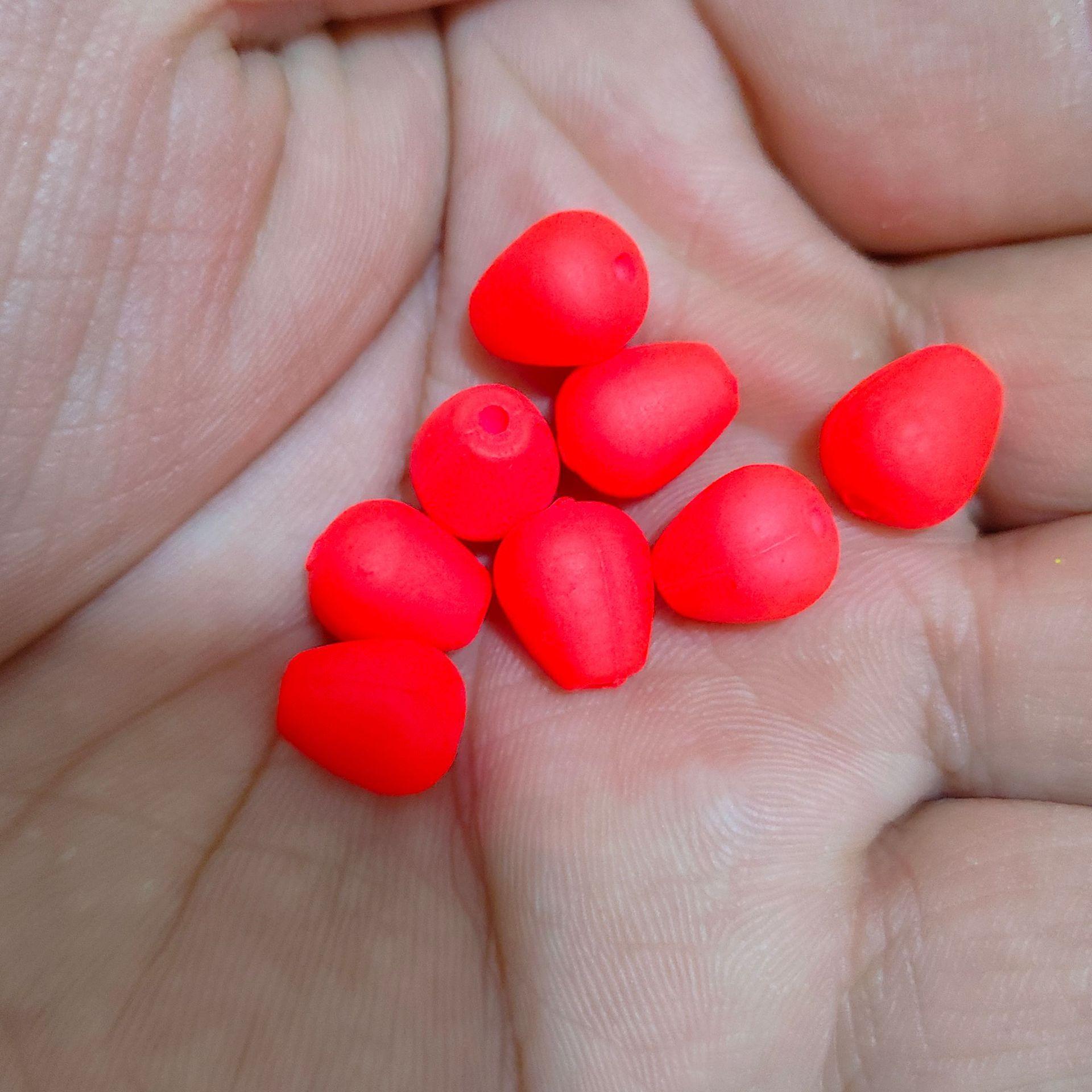 New red floating beads / Please place an order in multiples of 100 pieces for each specification, otherwise it will not be shipped. Thank you