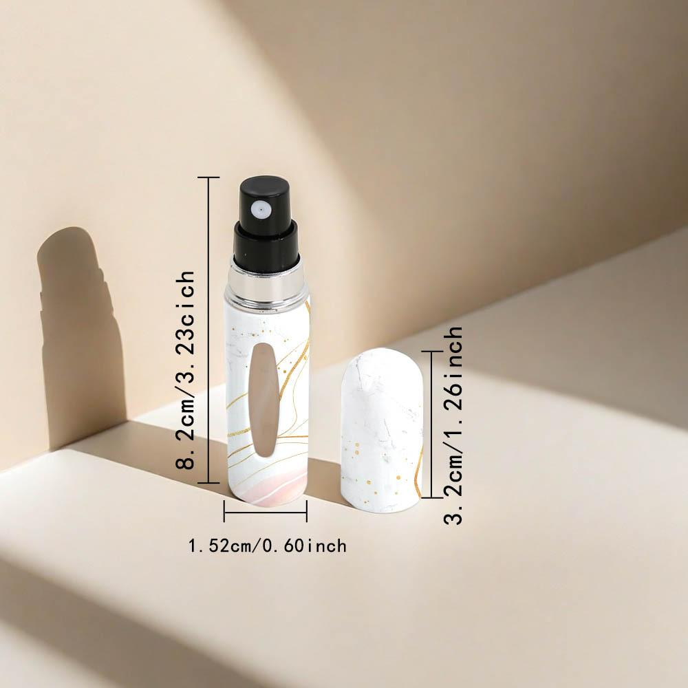 in stock Explosive Marble High-end Printing 5ML Perfume Bottling Small Sample Portable Travel Bottom Direct Filling thumbnail 5