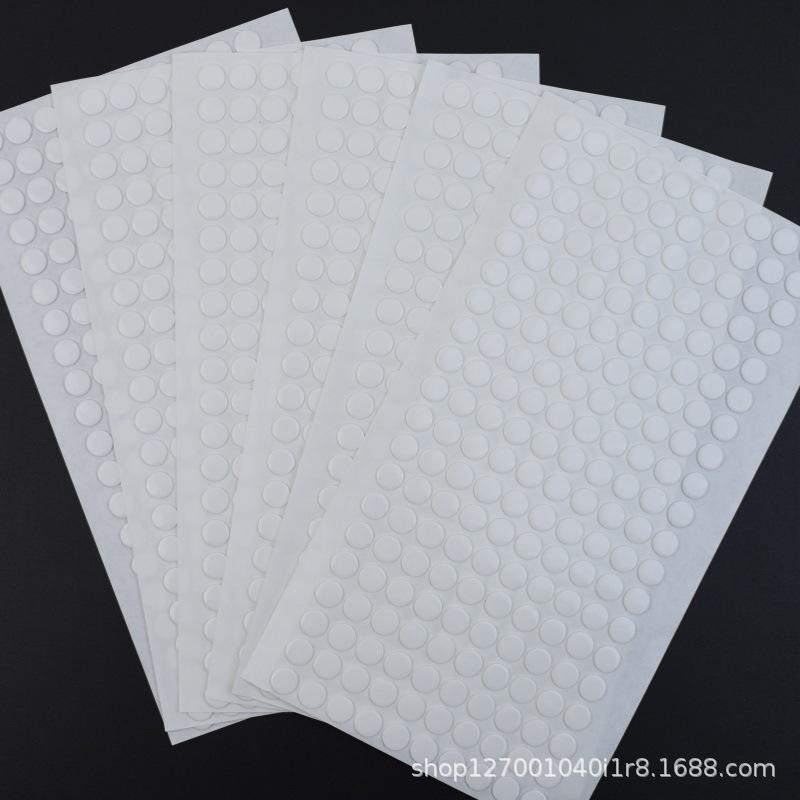 3D stereo paste with double-sided transparent dispensing nano acrylic double-sided adhesive high viscosity strong round nano adhesive