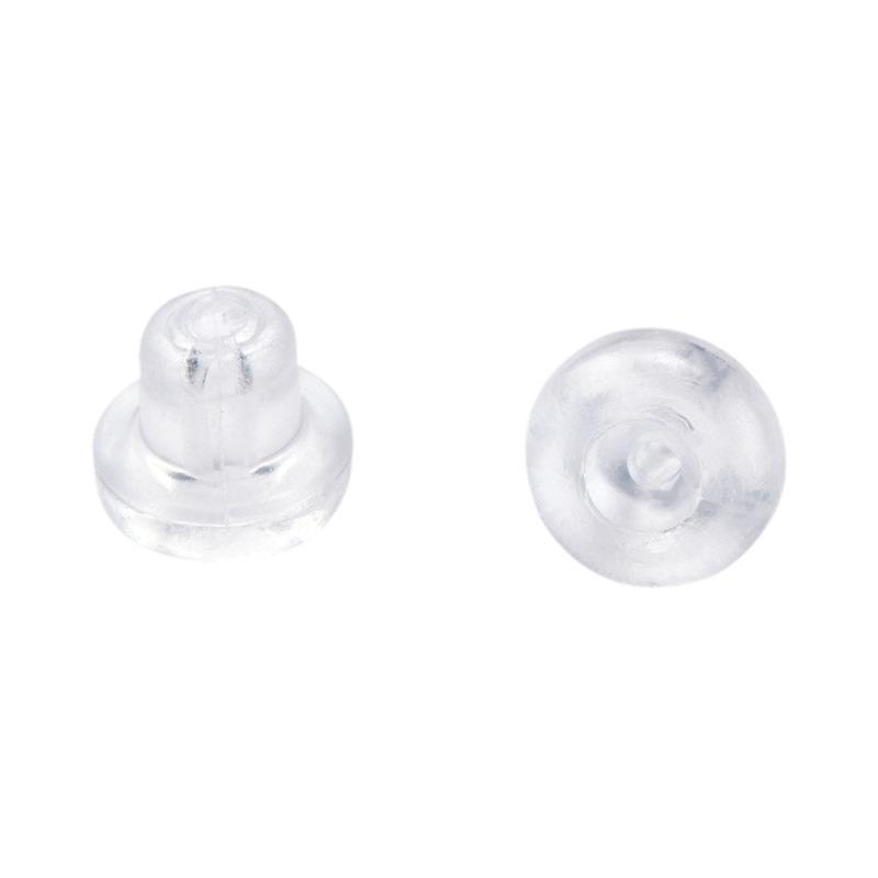 Transparent invisible earring auxiliary device rear plug spot high quality anti-falling ear forced ear beam environmental protection silicone ear plug ear forced thumbnail 5