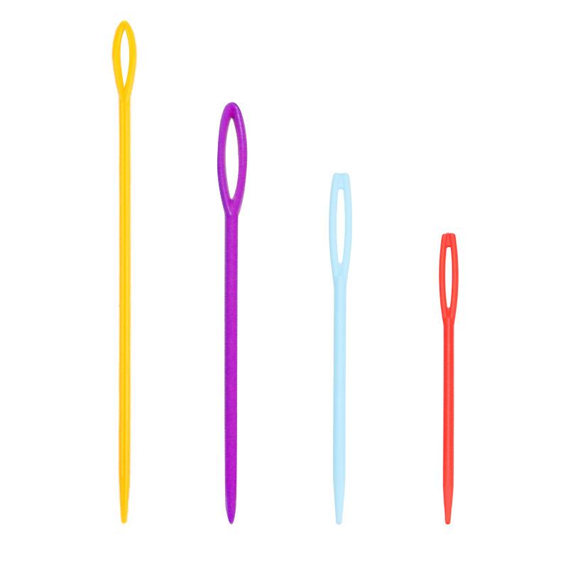 Plastic Needle Colorful Sweater Knitting Tools Sewing Needle Sewing Needle Woolen Needle 5.5/7/9/15cm thumbnail 5