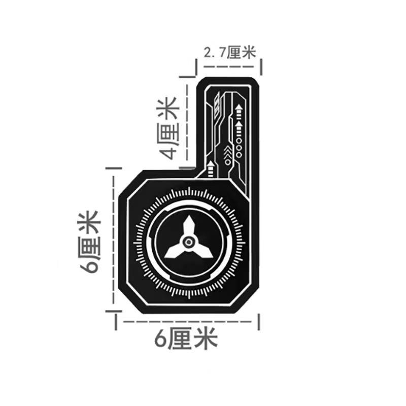 [heat sink] triangular black