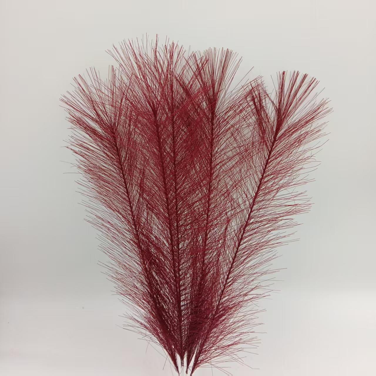 Burgundy single stem 43cm