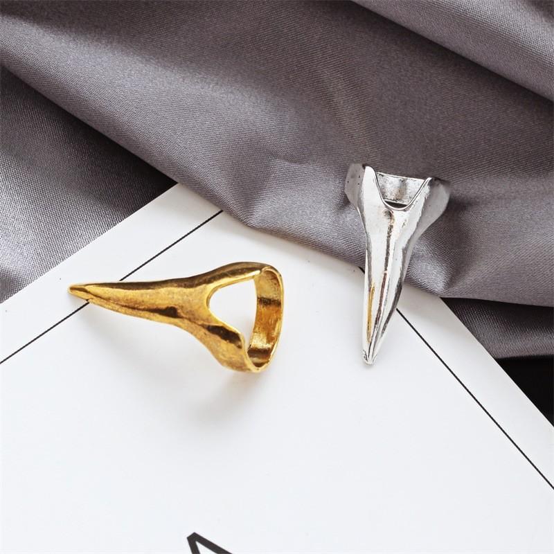 Cross-Border Exaggerated Devil's Claw Plate Hair Nail Ring Ring Accessories Wolverine European and American Amazon Simple Punk Style
