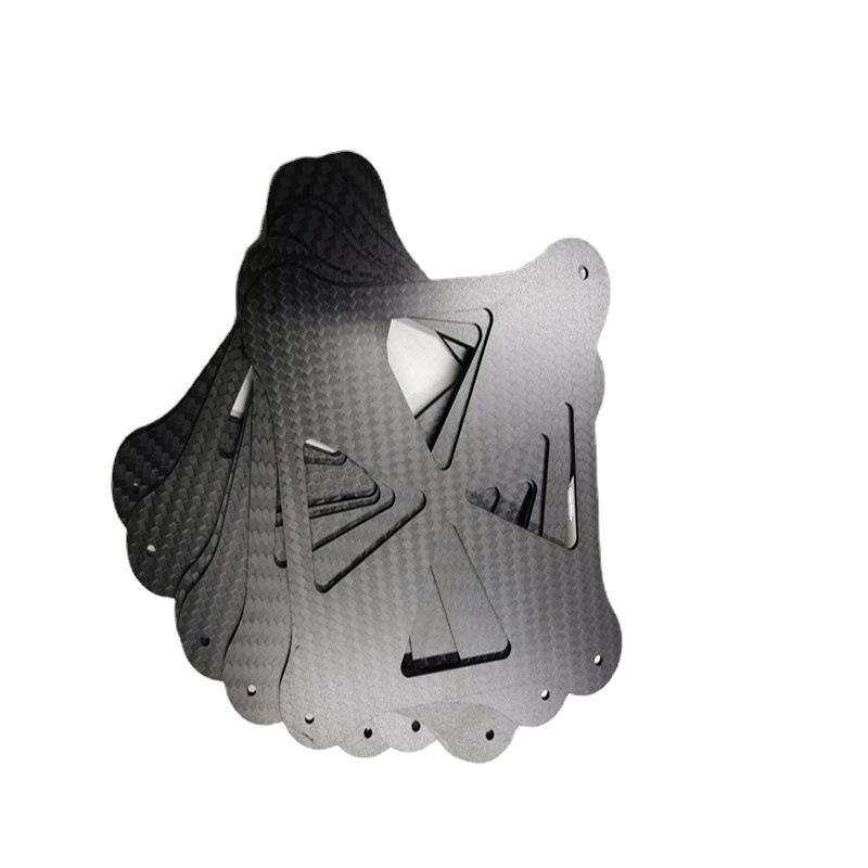 Cnc Carbon Fiber Plate Processing and Engraving DIY Composite Material Plate Carbon Fiber Drone Products Carbon Plate Processing thumbnail 5