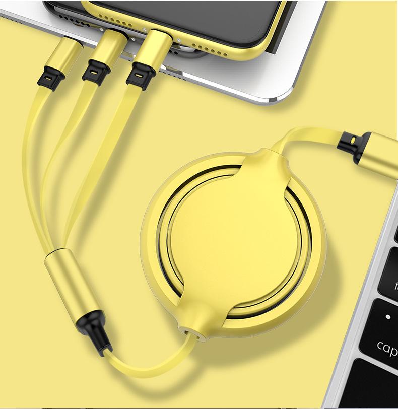 Macaron 3a data cable-yellow