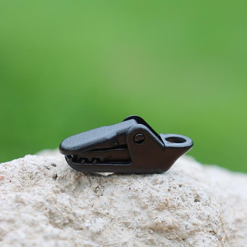 Tent additional pull point alligator clip outdoor camping canopy pull point hook tent windproof fixed clip belt down thumbnail 4
