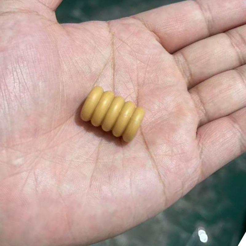 5-section soft band, coffee brown