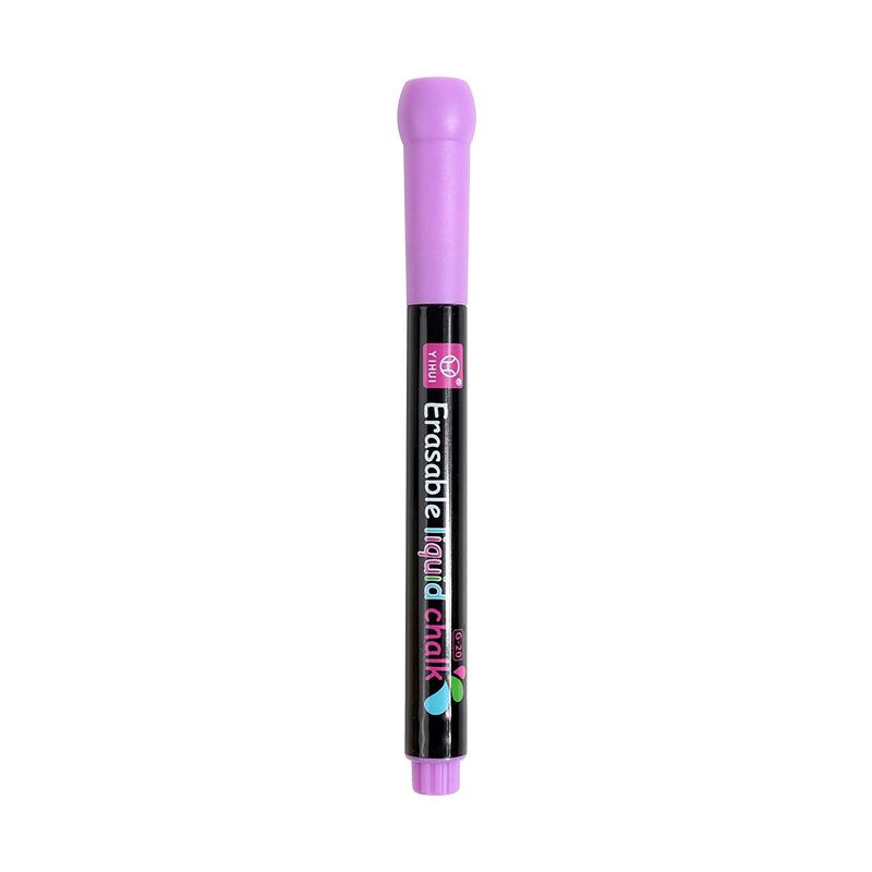 round head / G-20# Erasable Liquid Ink Black Rod Round Head-Purple