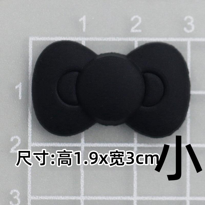 Soft glue: black small bow [1.9*3cm]