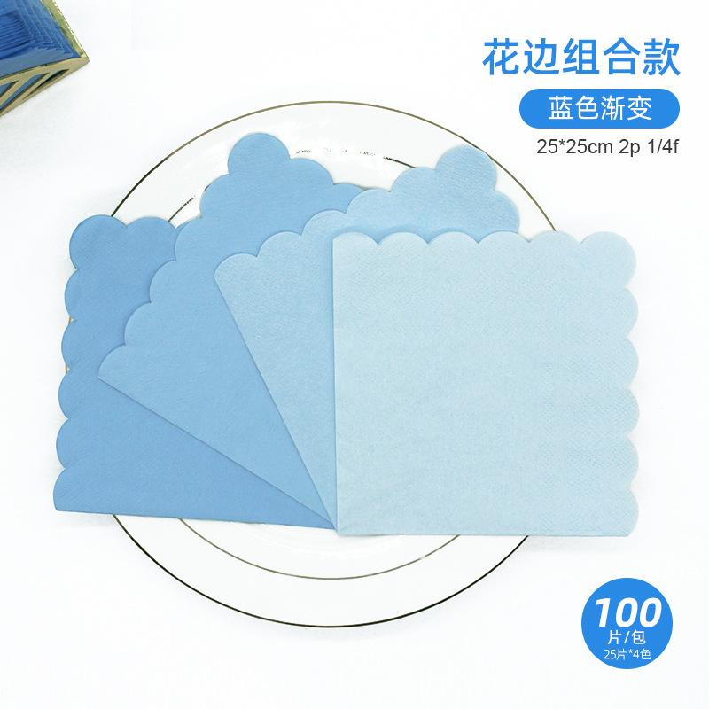 [lace combination 3] blue gradient 25x25