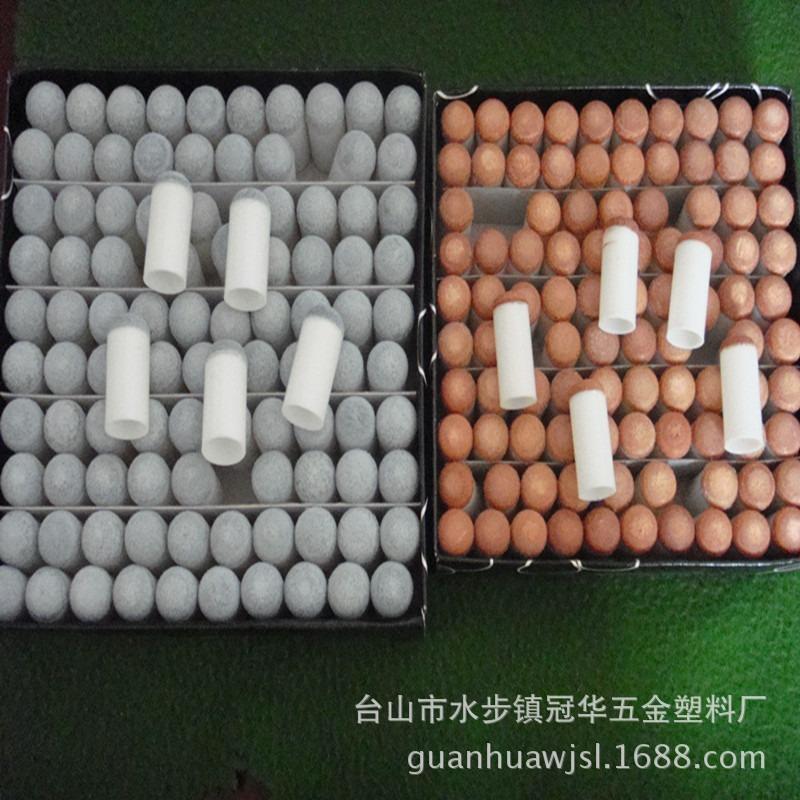 Factory Direct Supply Billiard Cue Billiard Gun Head Supplies Accessories 13mm Nylon Pipe Rod Tip Blue Leather Head thumbnail 3