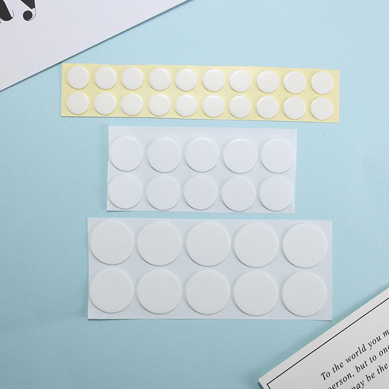 10mm round double-sided paste resin accessories DIY1cm double-sided adhesive 3d thermos cup cartoon paste transparent thumbnail 2