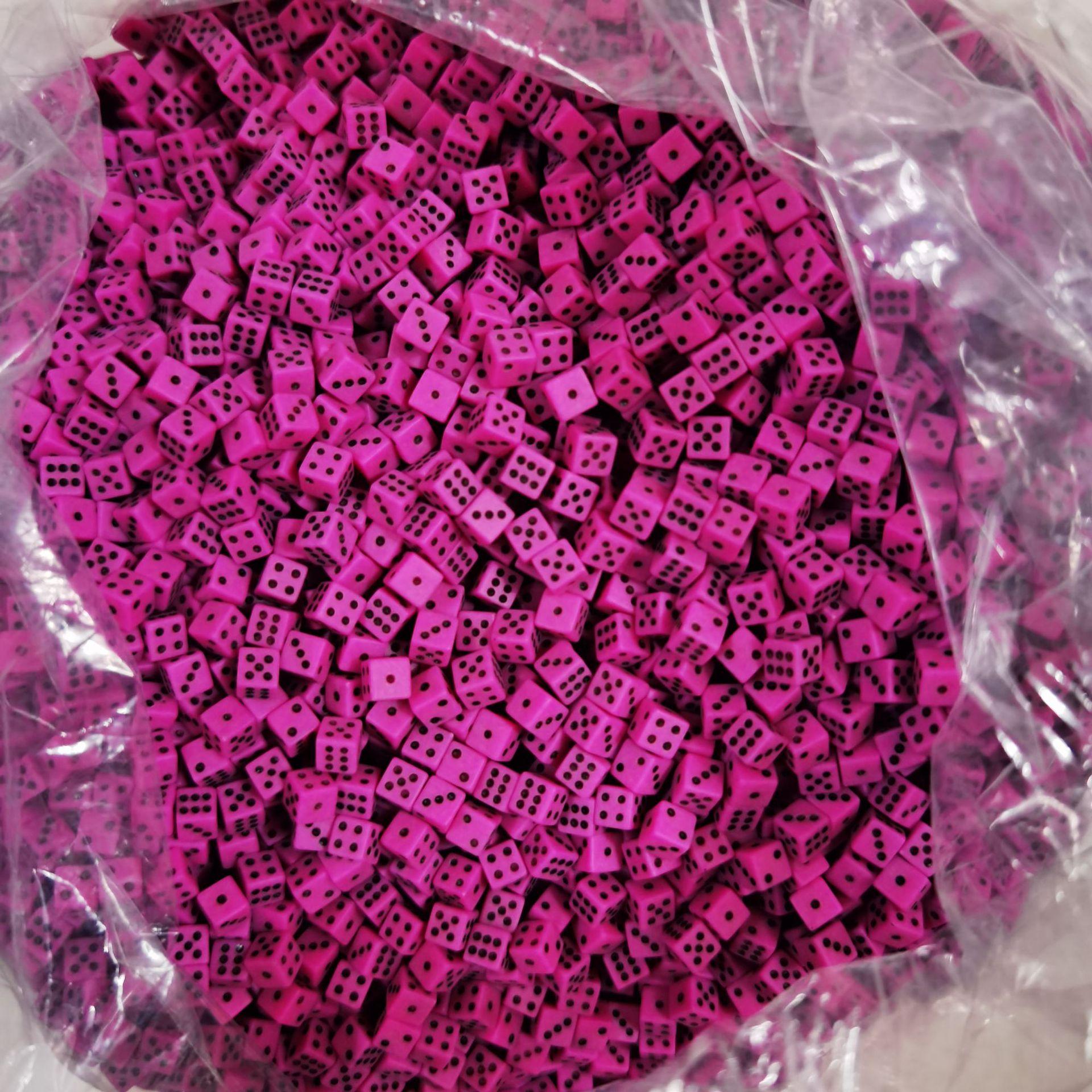 5mm Square Corner Color Transparent Dice No. 5 Special Mini Small Dice Puzzle Dice Mixed Color Transparent Dice thumbnail 5