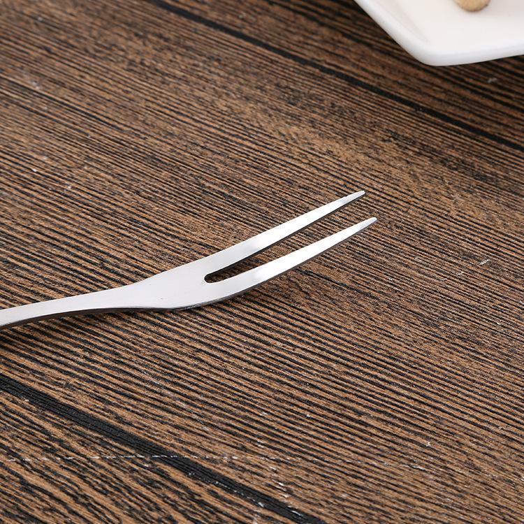 Home Restaurant Western Food Stainless Steel Creative Fruit Fork Ice Cream Fork Small Fork Cake Stainless Steel Fork Batch thumbnail 2