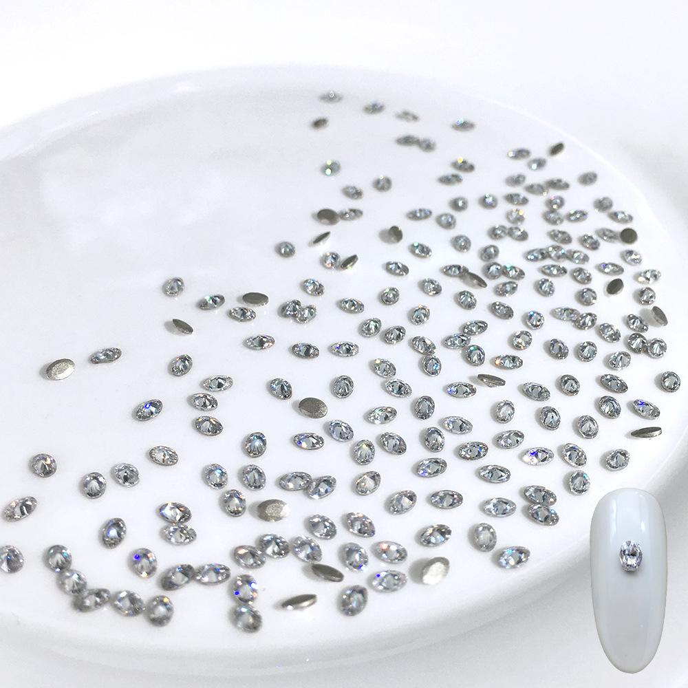 White flat bottom inverted zircon [3*4mm denier]]