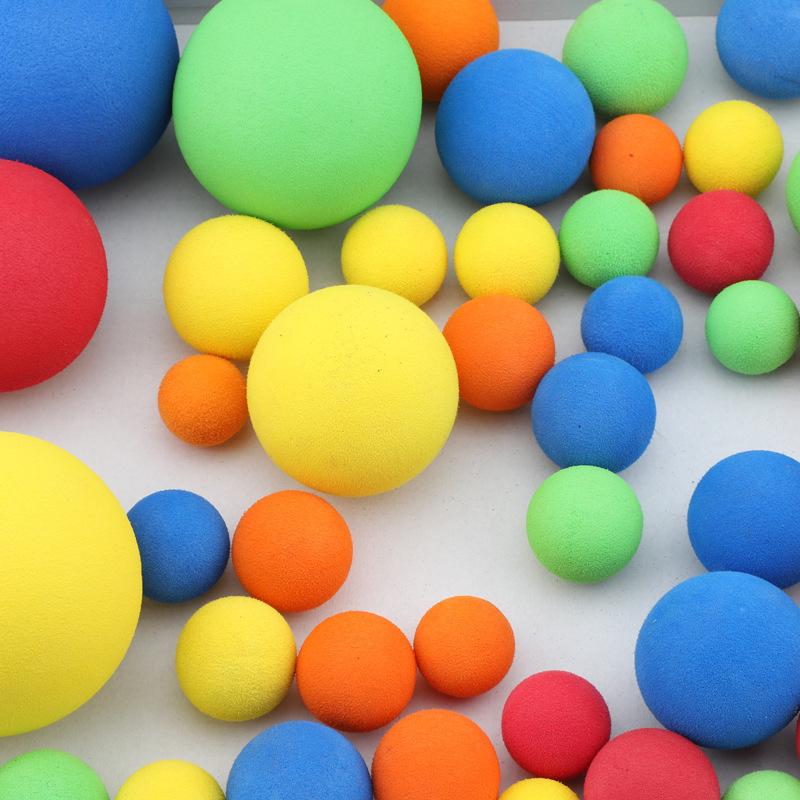 Foam Ball Pet Bite-Resistant Ball Eva Bullet Ball Eva Ball Grab Eva Ball Eva Foam Rainbow Ball Factory Direct Sale