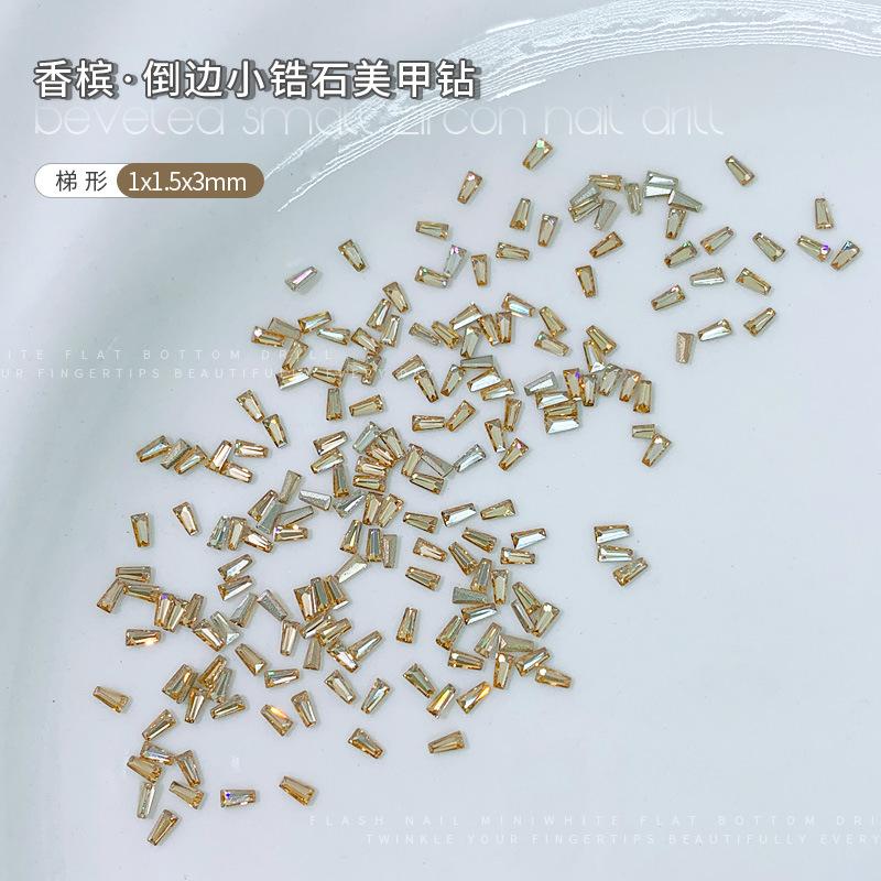 Trapezoid zircon 1x1.5x3mm single