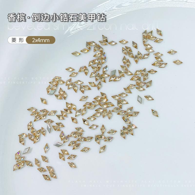 Diamond-shaped zircon 2x4mm single