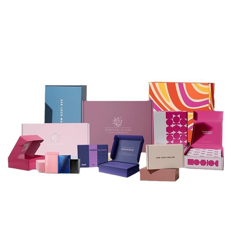 Gift Packaging Box Custom Corrugated Box Color Card Box Packaging Printing White Card Corrugated Box Color Printing Customization thumbnail 5