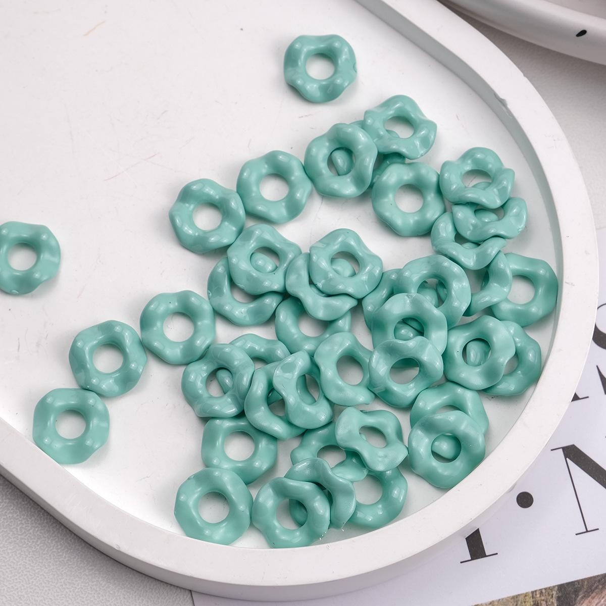 Lake blue / Mini size 7*7mm (aperture 2.5mm)