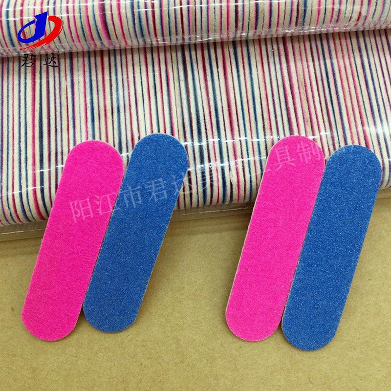 Manufacturer Disposable Wood Chip File Mini Nail File 50mm Wood Veneer Sandpaper File Small File Sandpaper Wood Chip File