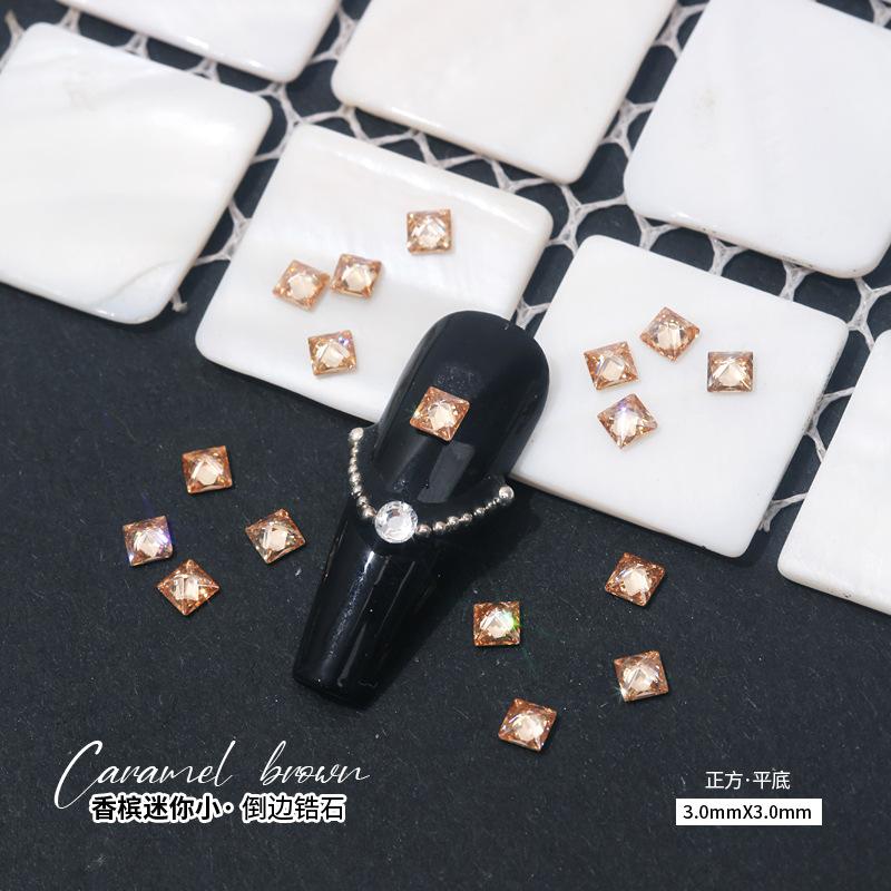 [square·fine zirconium]3x3mm single