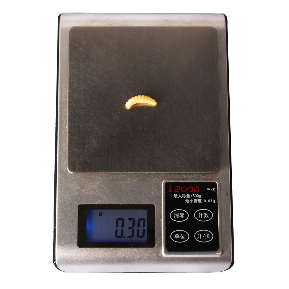 2cm hand Rod bait five-color optional Luya bait Soft Bait bread worm bionic soft worm Herring beak maggot Taobao thumbnail 4