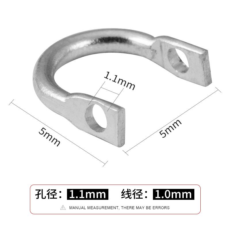 5x5mm silver / Single bulk