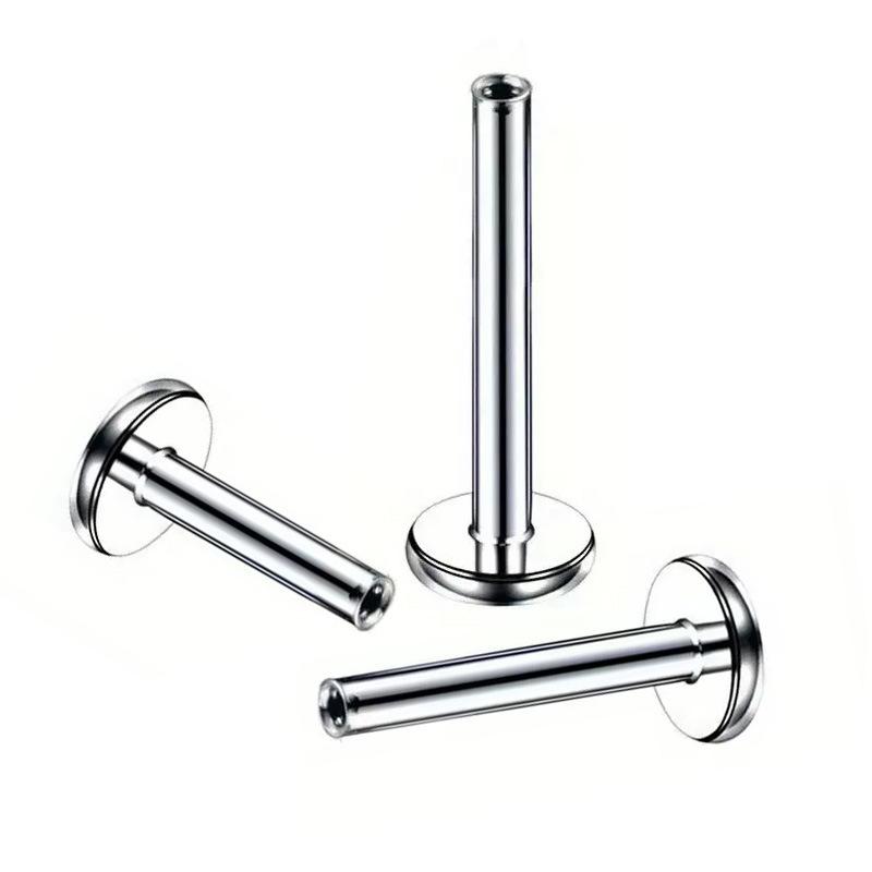 Cross-Border G23 Lip Stud Titanium Alloy Base Internal Thread M0.9/F136G23 Titanium Alloy Lip Stud Base Back Buckle thumbnail 5