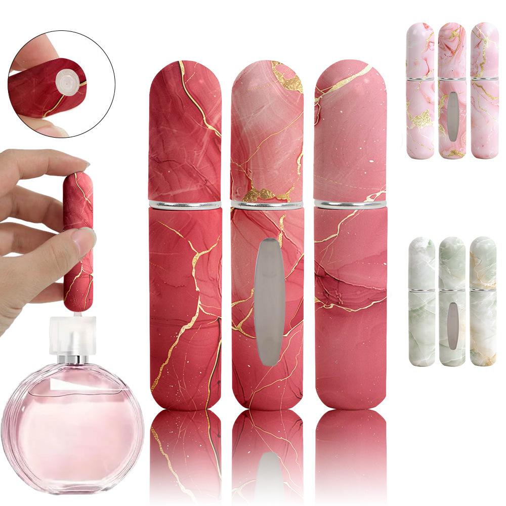 in stock Explosive Marble High-end Printing 5ML Perfume Bottling Small Sample Portable Travel Bottom Direct Filling thumbnail 3