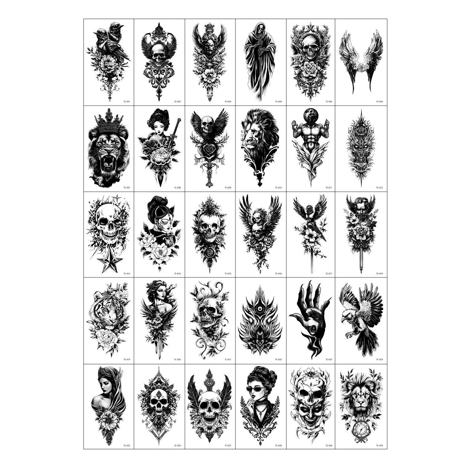 5.7*9.7cm (quantity: 30 for a set) / Tc-k package set of 30 sheets