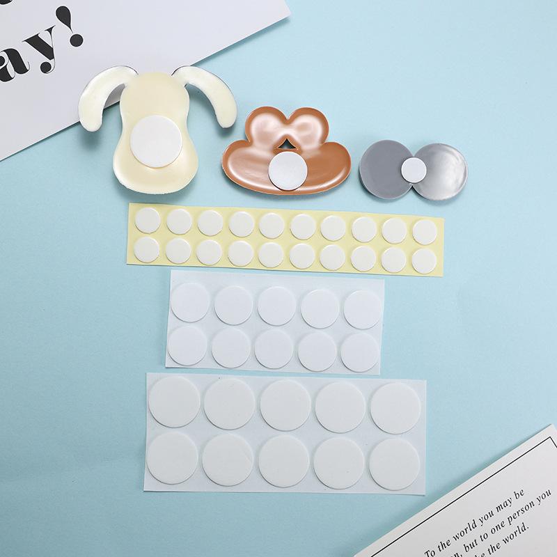 10mm round double-sided paste resin accessories DIY1cm double-sided adhesive 3d thermos cup cartoon paste transparent