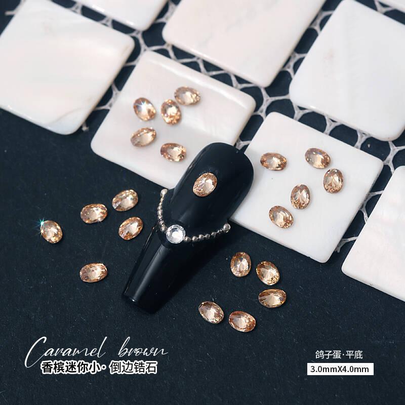 [pigeon egg·fine zirconium] 3x4mm single