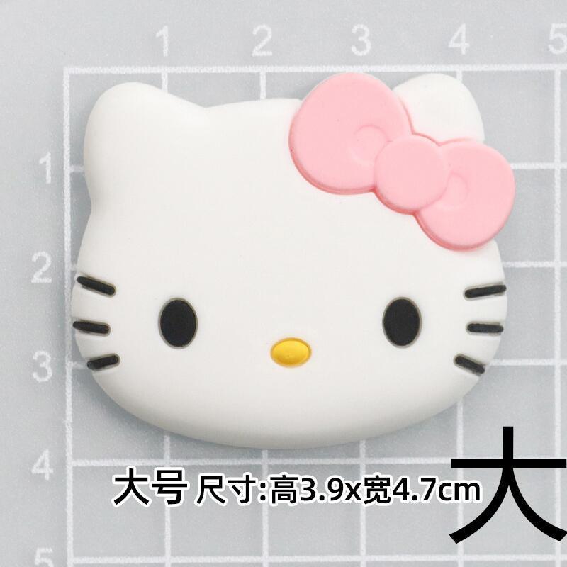 Soft rubber: large pink KT [4*4.5cm]]